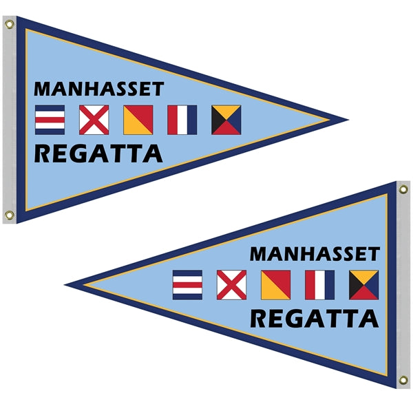 2.5' x 4' Double Sided Knit Polyester Pennant