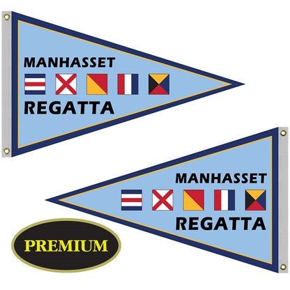 2.5' x 4' Double Sided Knit Polyester Pennant