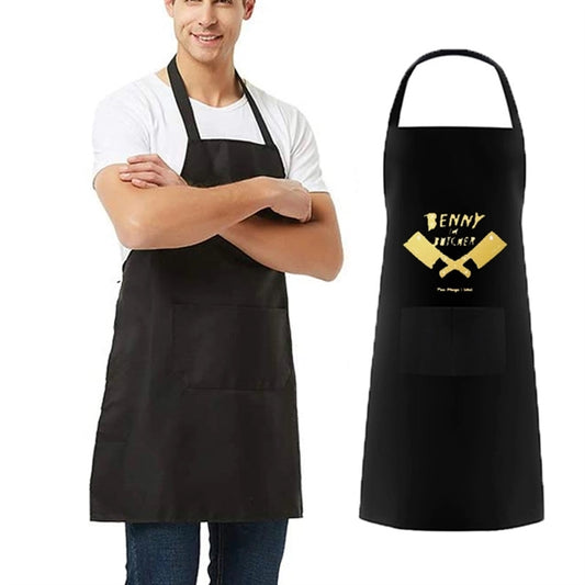 Butcher Apron w/ Front Pocket & Adjustable Strap 27" x 34"