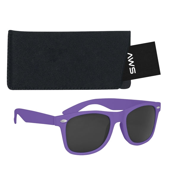 Aws Velvet Touch Malibu Sunglasses With Pouch & Hang Tag