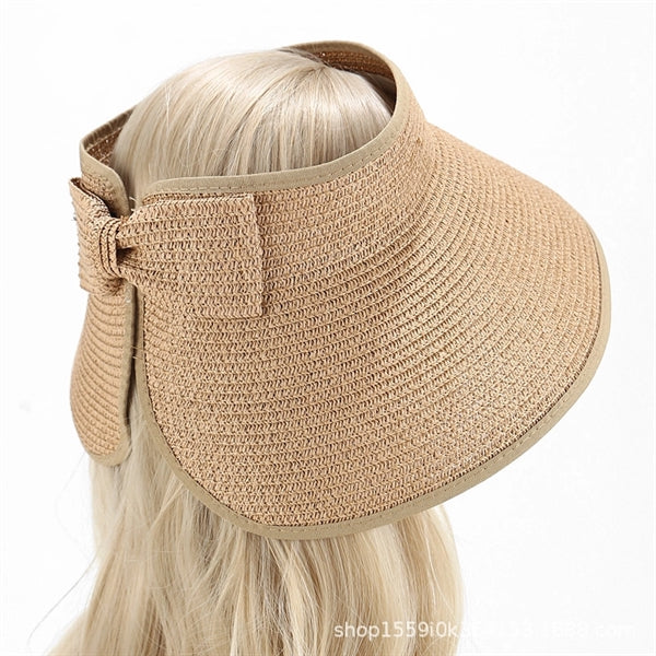 Straw Beach Ponytail Hats
