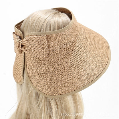 Straw Beach Ponytail Hats