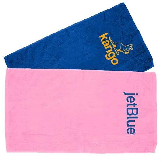 30" X 60" Velour Beach Towel w/ Custom Imprint