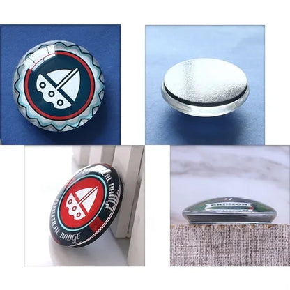 Circle Domed Refrigerator Fridge Magnets