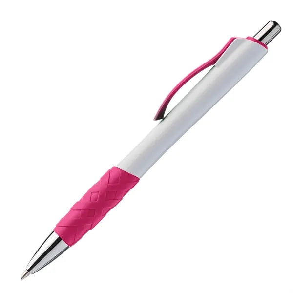 Stylish retractable round point pen