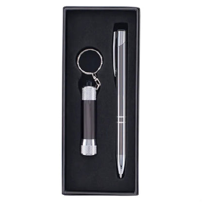 Custom Tres Chic Pen with Chroma LED Flashlight w/ Keyring