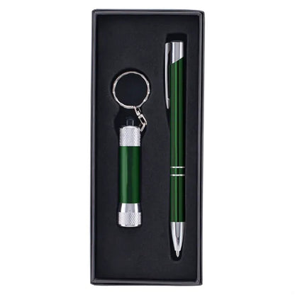 Custom Tres Chic Pen with Chroma LED Flashlight w/ Keyring