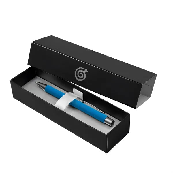 Custom Full-Color Bowie Softy Pens in Elegant Gift Box