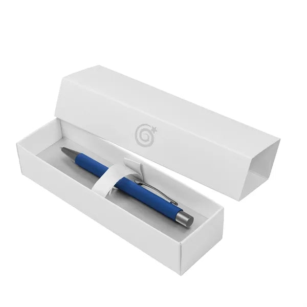 Custom Full-Color Bowie Softy Pens in Elegant Gift Box