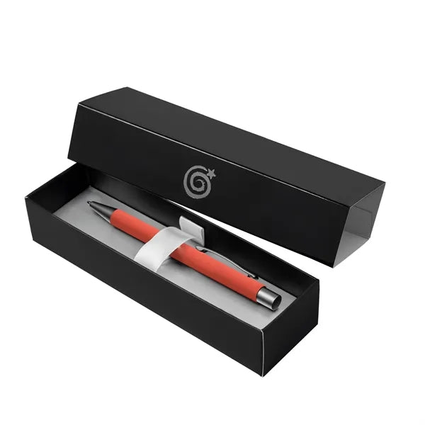 Custom Full-Color Bowie Softy Pens in Elegant Gift Box
