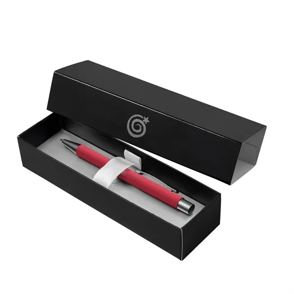 Custom Full-Color Bowie Softy Pens in Elegant Gift Box