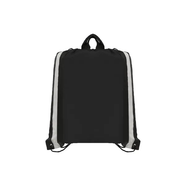 Sports Drawstring Bag with Reflective Strips