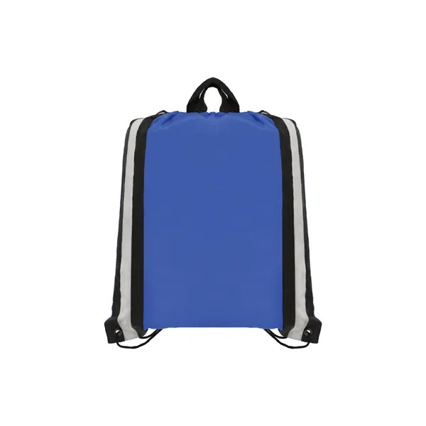 Sports Drawstring Bag with Reflective Strips