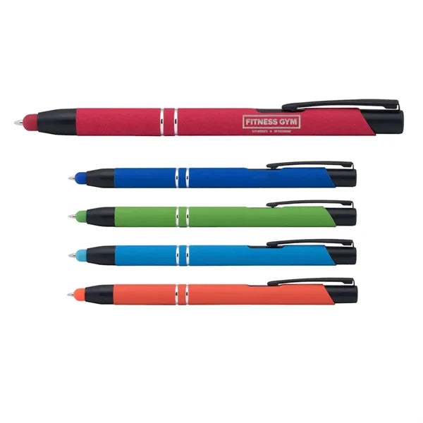 Black-Trimmed Softy Laser Stylus Pen
