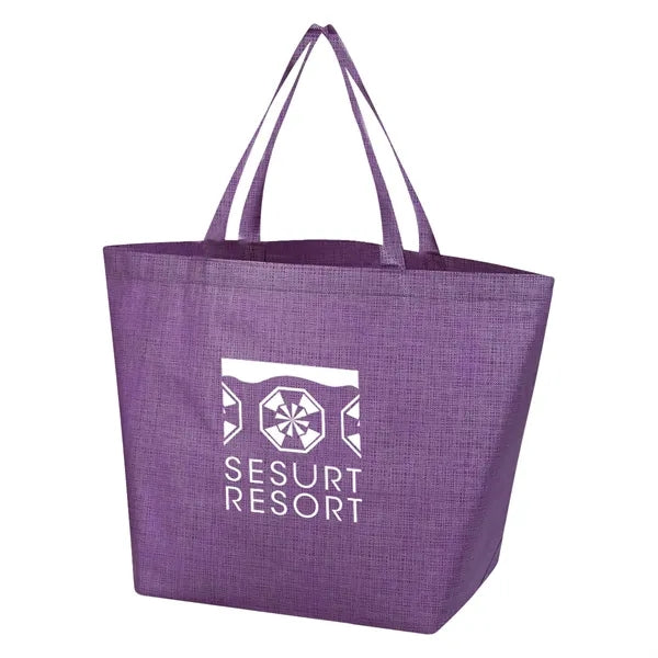Crosshatch Non-Woven Tote Bag