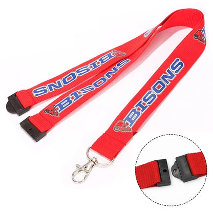 5/8" Polyester Lanyards with Safety Breakaway Badge Holder