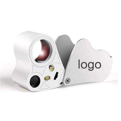 30X&60X Illuminated Jewelers Loupe Foldable