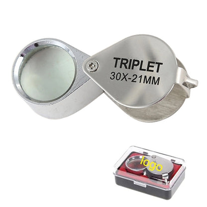 30x21 high magnification metal folding magnifier