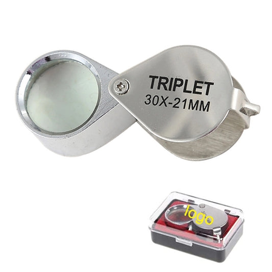 30x21 high magnification metal folding magnifier