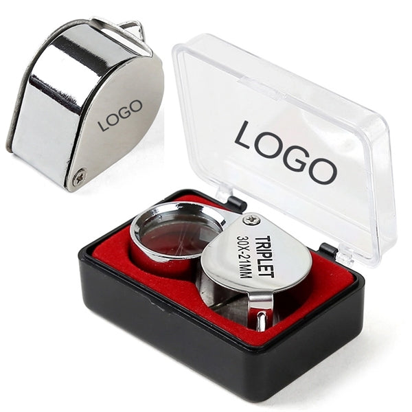 30x21 high magnification metal folding magnifier