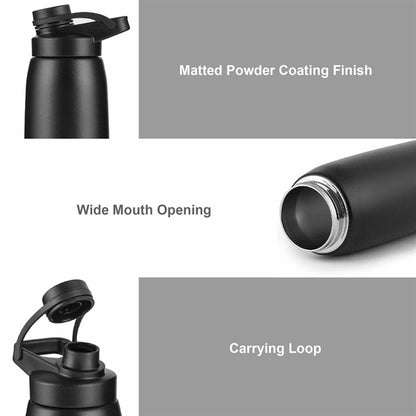 26 oz. Stainless Insulation BPA-free Bottle w/ Lid & Handle