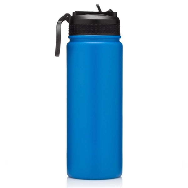 18oz.Travel Stainless Insulated Bottle w/ Lid,Straw & Handle