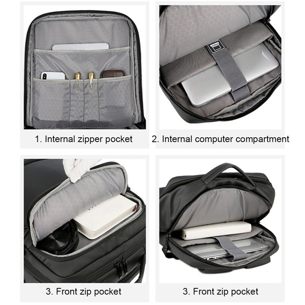 Versatile Backpack Built-In USB Hub for On-the-Go Charging