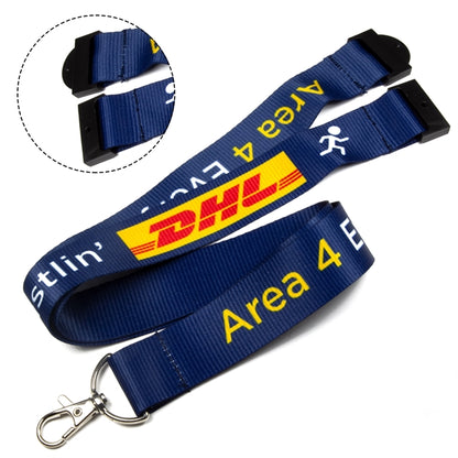 Nylon Lanyards w/ Safety Breakaway