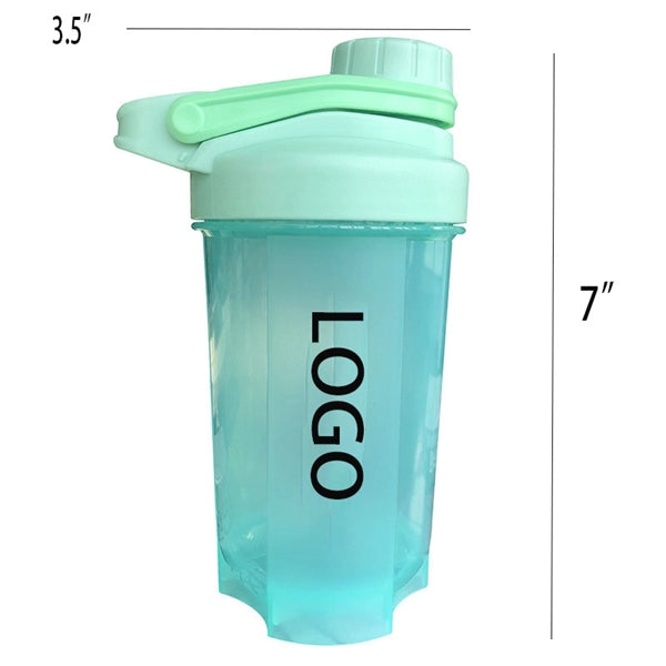17 oz. Plastic Shaker Bottles