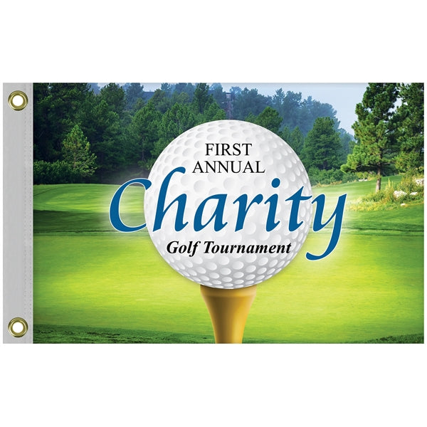 16" x 24" Digitally Printed Single Reverse Knit Poly Flag