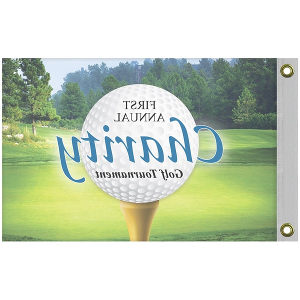 16" x 24" Standard Printed Single Reverse Knit Poly Flag