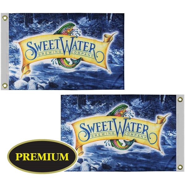 2' x 3' Double Sided Digitally Printed Knit Polyester Flag