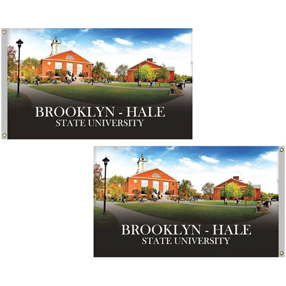 3' x 5' Double Sided Digitally Printed Knit Polyester Flag