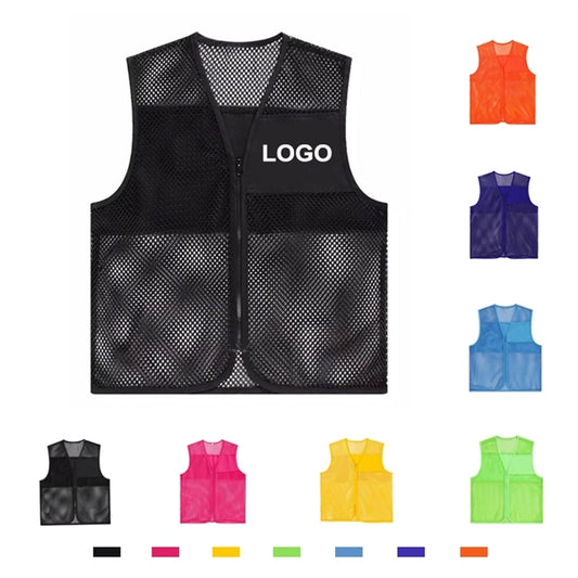 Unisex 2-Pocket Mesh Vest
