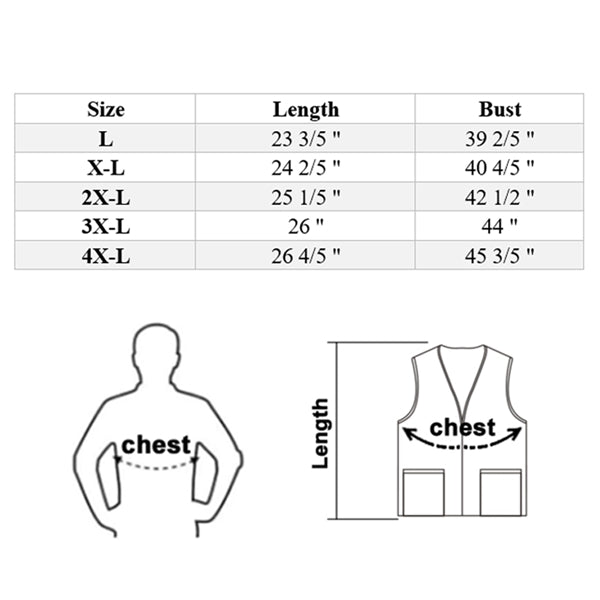 Unisex 2-Pocket Mesh Vest