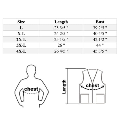 Unisex 2-Pocket Mesh Vest