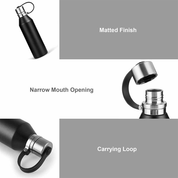17oz.Travel Stainless Insulated Thermos Bottle w/ Lid&Handle