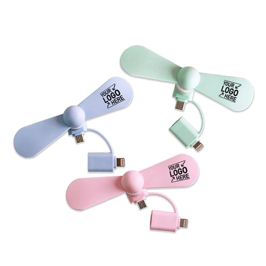 2 in 1 Mini USB Cellphone Fan