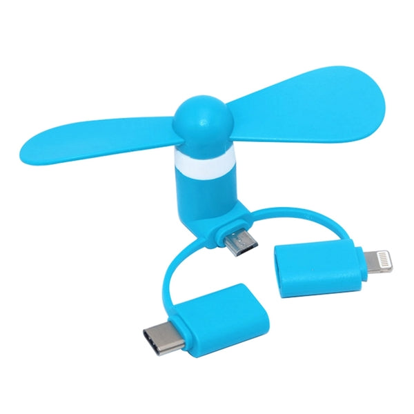 3 in 1 Mini USB Cellphone Fan