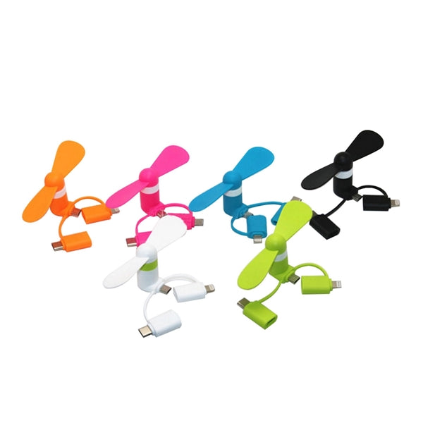 3 in 1 Mini USB Cellphone Fan