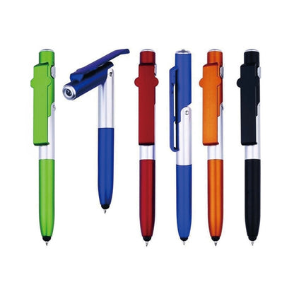 4-in-1 Stylus Pen w/ Phone Stand & LED Light