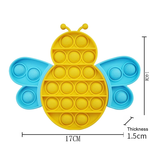 Bee Push Pop Bubble Fidget Sensory Toy
