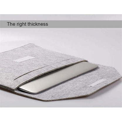 Two-in-One Felt Laptop Sleeve w/ Velcro Closure & Kit Box