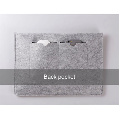 Two-in-One Felt Laptop Sleeve w/ Velcro Closure & Kit Box