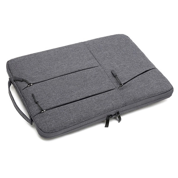Polyester Laptop Sleeve w/ Four Compartments & Side Handle