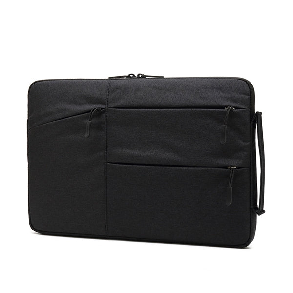 Polyester Laptop Sleeve w/ Four Compartments & Side Handle