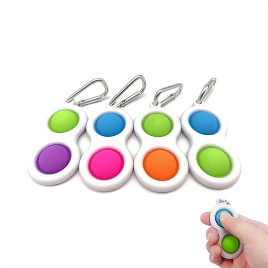 Fidget Simple Dimple Keychain Stress Relief Hand Toys