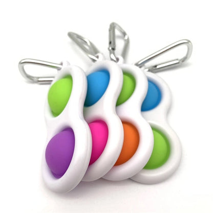 Fidget Simple Dimple Keychain Stress Relief Hand Toys