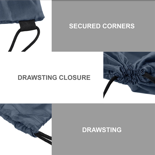 210D Polyester Drawstring Gym & Sports Travel Backpack