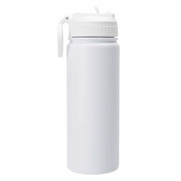 18oz.Travel Stainless Insulated Bottle w/ Lid,Straw & Handle